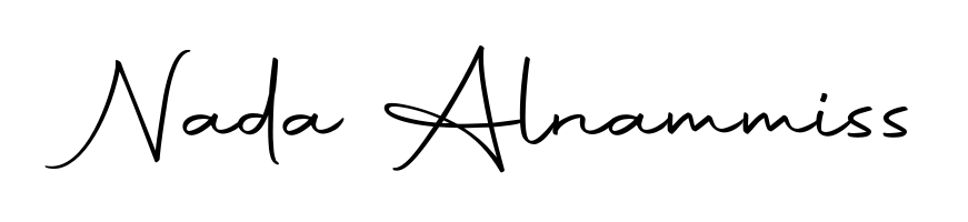 Try this chic Nada Alnammiss handwritten sign style. Using Autography-DOLnW font elements, it gives your name a sleek, memorable identity. Nada Alnammiss signature style 10 images and pictures png