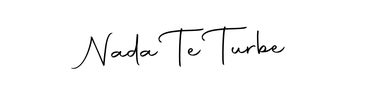 The best way (Autography-DOLnW) to make a short signature is to pick only two or three words in your name. The name Nada Te Turbe include a total of six letters. For converting this name. Nada Te Turbe signature style 10 images and pictures png