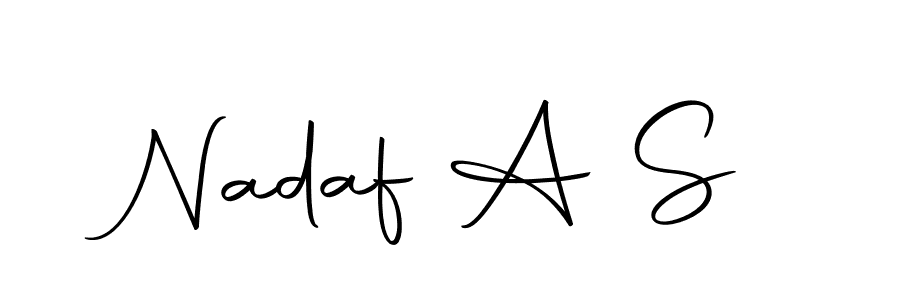 if you are searching for the best signature style for your name Nadaf A S. so please give up your signature search. here we have designed multiple signature styles  using Autography-DOLnW. Nadaf A S signature style 10 images and pictures png
