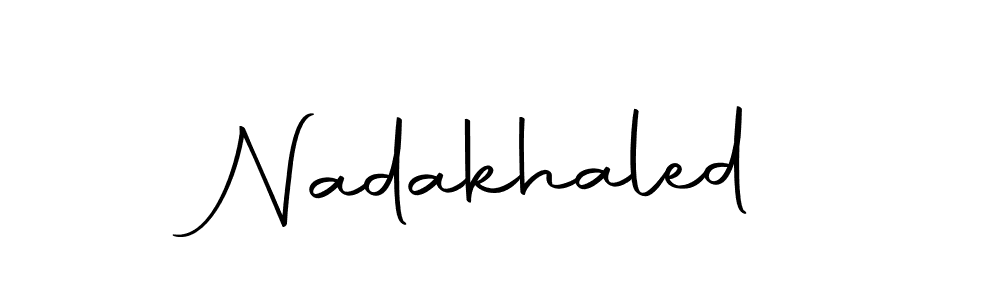 How to Draw Nadakhaled signature style? Autography-DOLnW is a latest design signature styles for name Nadakhaled. Nadakhaled signature style 10 images and pictures png