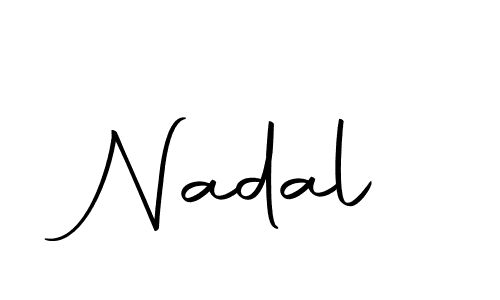 How to make Nadal signature? Autography-DOLnW is a professional autograph style. Create handwritten signature for Nadal name. Nadal signature style 10 images and pictures png