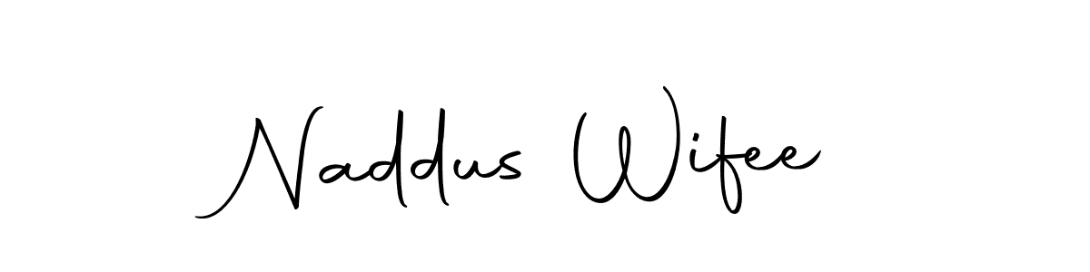 See photos of Naddus Wifee official signature by Spectra . Check more albums & portfolios. Read reviews & check more about Autography-DOLnW font. Naddus Wifee signature style 10 images and pictures png