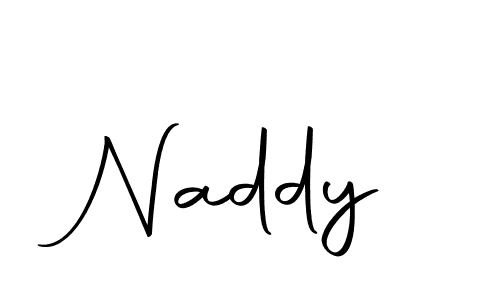 Similarly Autography-DOLnW is the best handwritten signature design. Signature creator online .You can use it as an online autograph creator for name Naddy. Naddy signature style 10 images and pictures png