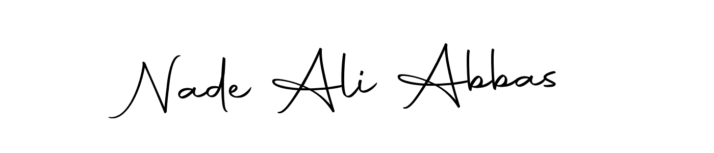 Here are the top 10 professional signature styles for the name Nade Ali Abbas. These are the best autograph styles you can use for your name. Nade Ali Abbas signature style 10 images and pictures png