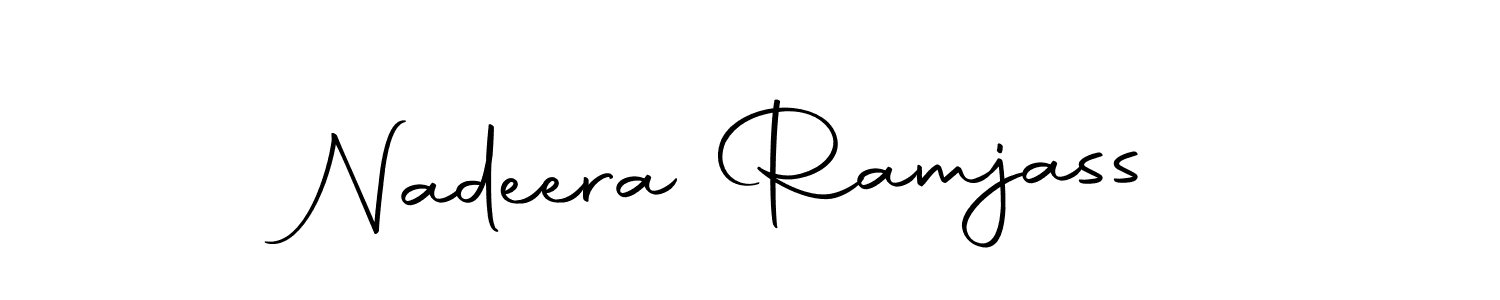 How to Draw Nadeera Ramjass signature style? Autography-DOLnW is a latest design signature styles for name Nadeera Ramjass. Nadeera Ramjass signature style 10 images and pictures png