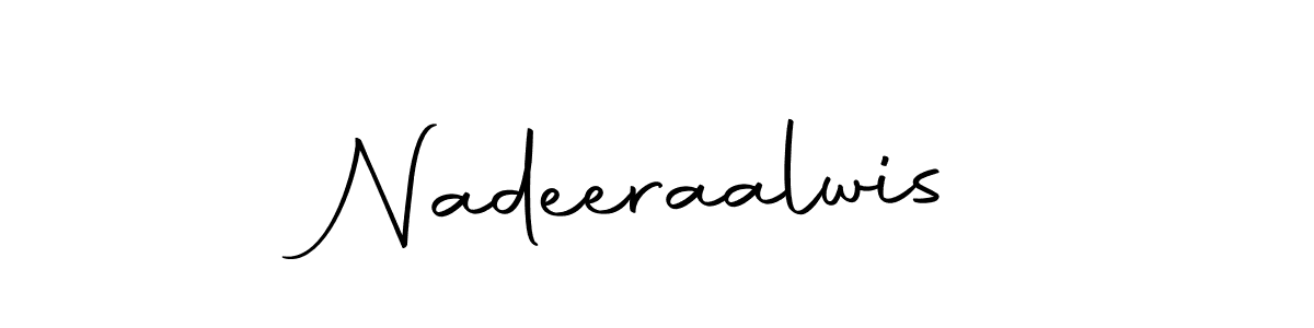 You should practise on your own different ways (Autography-DOLnW) to write your name (Nadeeraalwis) in signature. don't let someone else do it for you. Nadeeraalwis signature style 10 images and pictures png