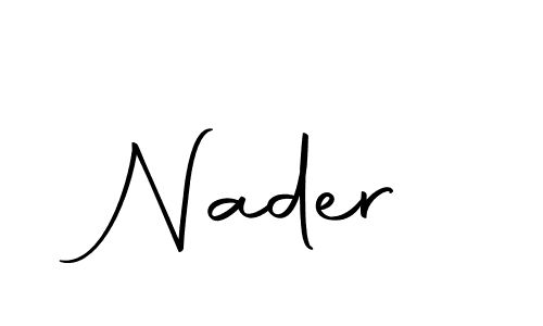 The best way (Autography-DOLnW) to make a short signature is to pick only two or three words in your name. The name Nader include a total of six letters. For converting this name. Nader signature style 10 images and pictures png