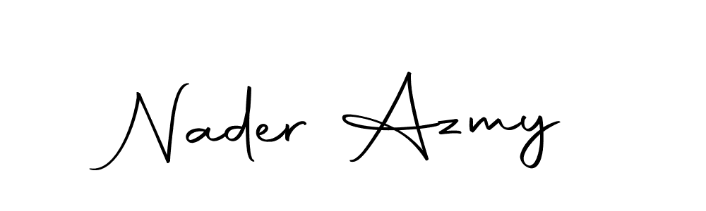 Here are the top 10 professional signature styles for the name Nader Azmy. These are the best autograph styles you can use for your name. Nader Azmy signature style 10 images and pictures png