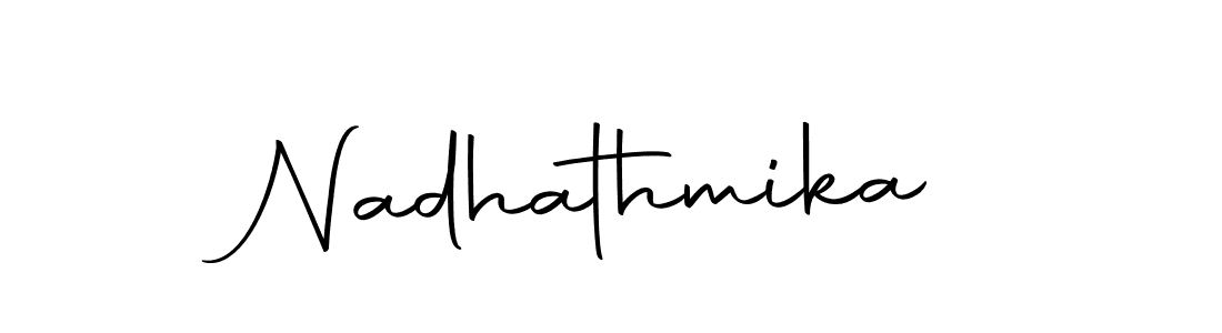 Similarly Autography-DOLnW is the best handwritten signature design. Signature creator online .You can use it as an online autograph creator for name Nadhathmika. Nadhathmika signature style 10 images and pictures png