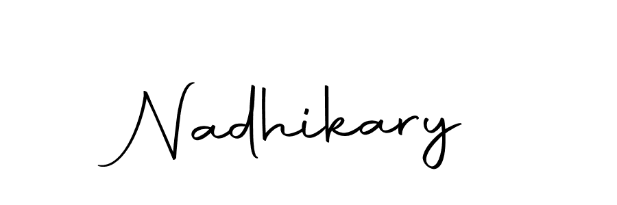 Nadhikary stylish signature style. Best Handwritten Sign (Autography-DOLnW) for my name. Handwritten Signature Collection Ideas for my name Nadhikary. Nadhikary signature style 10 images and pictures png