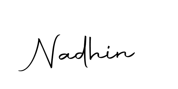 How to make Nadhin signature? Autography-DOLnW is a professional autograph style. Create handwritten signature for Nadhin name. Nadhin signature style 10 images and pictures png