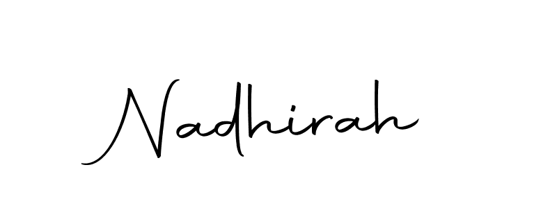 Make a short Nadhirah signature style. Manage your documents anywhere anytime using Autography-DOLnW. Create and add eSignatures, submit forms, share and send files easily. Nadhirah signature style 10 images and pictures png