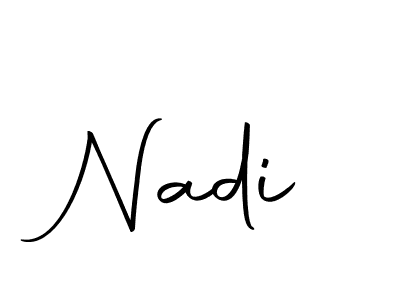 You can use this online signature creator to create a handwritten signature for the name Nadi. This is the best online autograph maker. Nadi signature style 10 images and pictures png