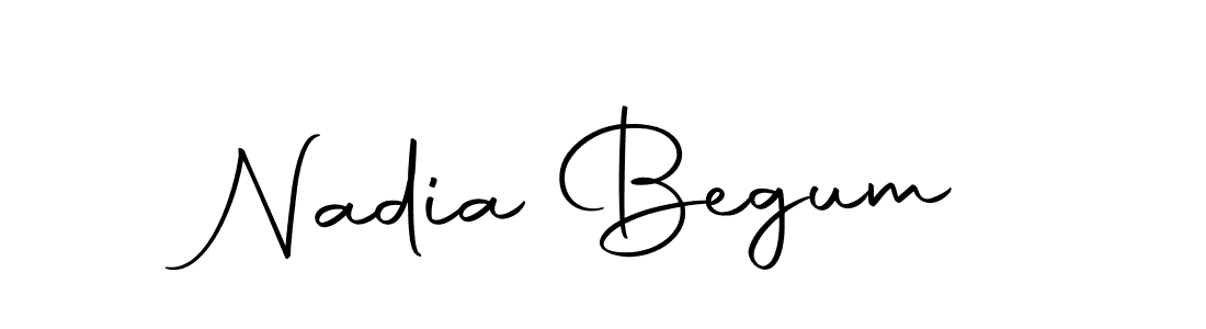 How to make Nadia Begum signature? Autography-DOLnW is a professional autograph style. Create handwritten signature for Nadia Begum name. Nadia Begum signature style 10 images and pictures png