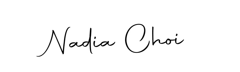 Also we have Nadia Choi name is the best signature style. Create professional handwritten signature collection using Autography-DOLnW autograph style. Nadia Choi signature style 10 images and pictures png