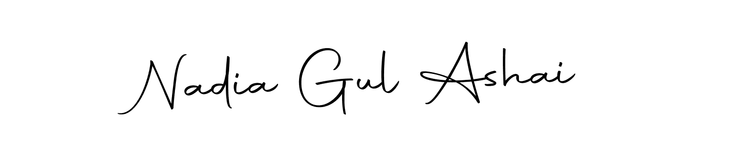How to make Nadia Gul Ashai signature? Autography-DOLnW is a professional autograph style. Create handwritten signature for Nadia Gul Ashai name. Nadia Gul Ashai signature style 10 images and pictures png