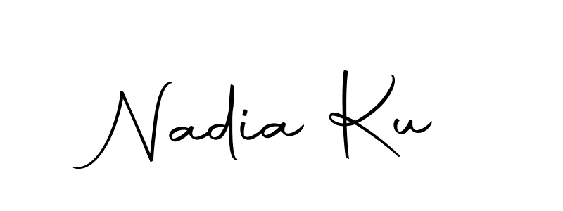 Make a beautiful signature design for name Nadia Ku. With this signature (Autography-DOLnW) style, you can create a handwritten signature for free. Nadia Ku signature style 10 images and pictures png