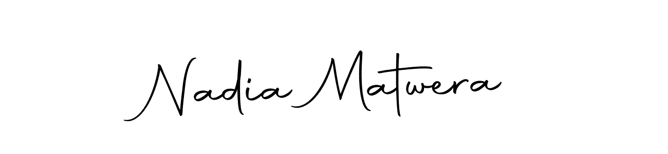 How to make Nadia Matwera signature? Autography-DOLnW is a professional autograph style. Create handwritten signature for Nadia Matwera name. Nadia Matwera signature style 10 images and pictures png