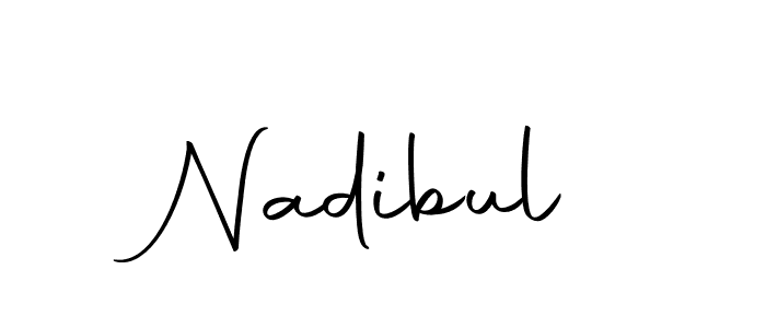 Here are the top 10 professional signature styles for the name Nadibul. These are the best autograph styles you can use for your name. Nadibul signature style 10 images and pictures png