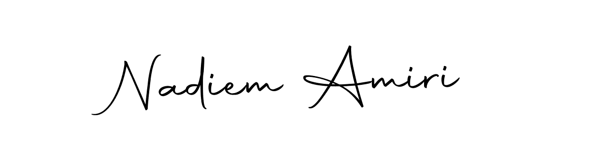 Make a short Nadiem Amiri signature style. Manage your documents anywhere anytime using Autography-DOLnW. Create and add eSignatures, submit forms, share and send files easily. Nadiem Amiri signature style 10 images and pictures png