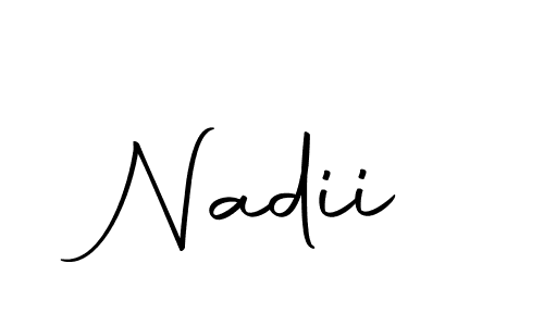 Nadii stylish signature style. Best Handwritten Sign (Autography-DOLnW) for my name. Handwritten Signature Collection Ideas for my name Nadii. Nadii signature style 10 images and pictures png