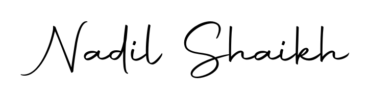 Build your personal autograph collection for name Nadil Shaikh with Autography-DOLnW design. Browse, select, and save your favorites. Nadil Shaikh signature style 10 images and pictures png