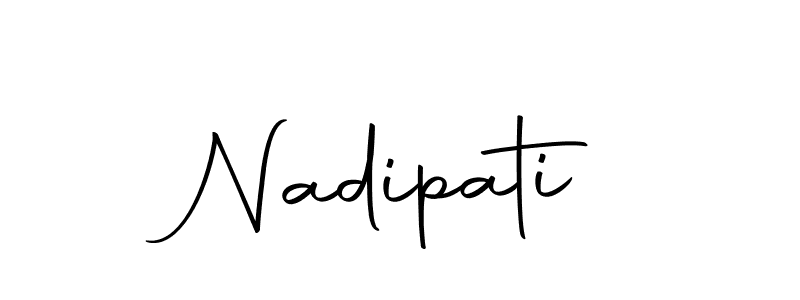 Autography-DOLnW is a professional signature style that is perfect for those who want to add a touch of class to their signature. It is also a great choice for those who want to make their signature more unique. Get Nadipati name to fancy signature for free. Nadipati signature style 10 images and pictures png