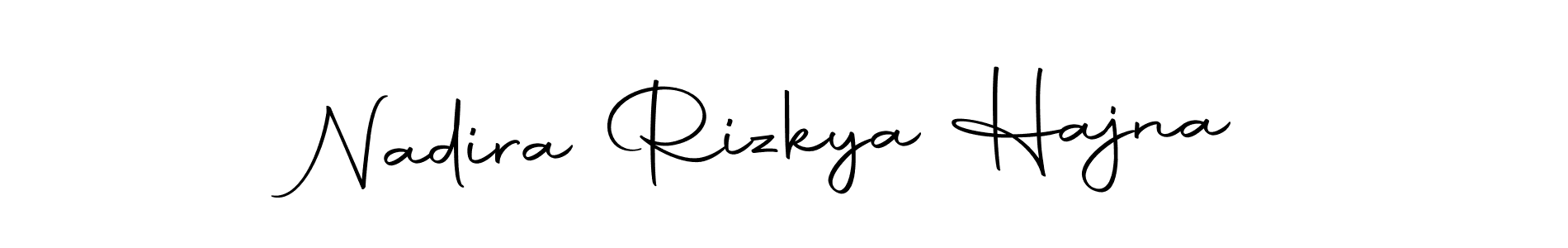 Also You can easily find your signature by using the search form. We will create Nadira Rizkya Hajna name handwritten signature images for you free of cost using Autography-DOLnW sign style. Nadira Rizkya Hajna signature style 10 images and pictures png