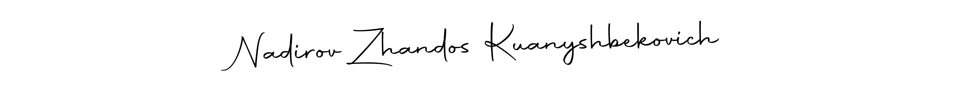 How to make Nadirov Zhandos Kuanyshbekovich signature? Autography-DOLnW is a professional autograph style. Create handwritten signature for Nadirov Zhandos Kuanyshbekovich name. Nadirov Zhandos Kuanyshbekovich signature style 10 images and pictures png