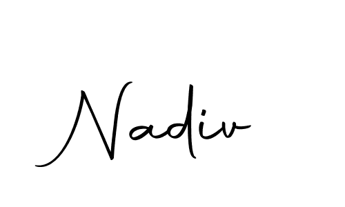 Best and Professional Signature Style for Nadiv. Autography-DOLnW Best Signature Style Collection. Nadiv signature style 10 images and pictures png