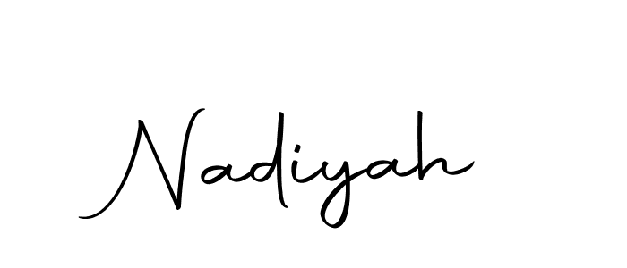 It looks lik you need a new signature style for name Nadiyah. Design unique handwritten (Autography-DOLnW) signature with our free signature maker in just a few clicks. Nadiyah signature style 10 images and pictures png