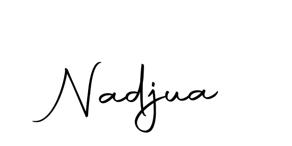 Autography-DOLnW is a professional signature style that is perfect for those who want to add a touch of class to their signature. It is also a great choice for those who want to make their signature more unique. Get Nadjua name to fancy signature for free. Nadjua signature style 10 images and pictures png