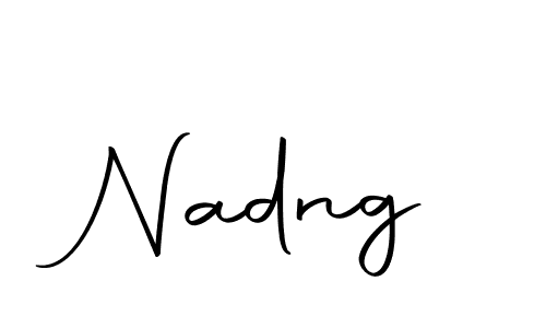 Also we have Nadng name is the best signature style. Create professional handwritten signature collection using Autography-DOLnW autograph style. Nadng signature style 10 images and pictures png