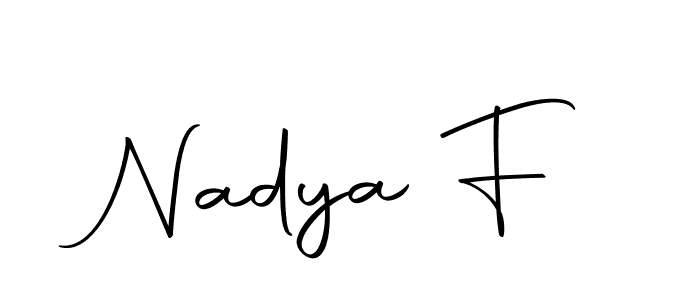 See photos of Nadya F official signature by Spectra . Check more albums & portfolios. Read reviews & check more about Autography-DOLnW font. Nadya F signature style 10 images and pictures png