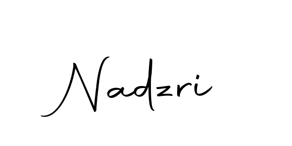 The best way (Autography-DOLnW) to make a short signature is to pick only two or three words in your name. The name Nadzri include a total of six letters. For converting this name. Nadzri signature style 10 images and pictures png