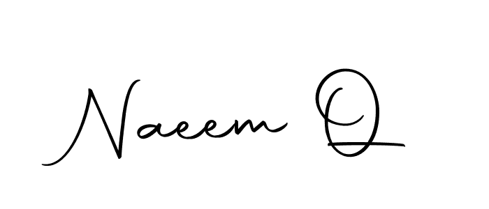 Autography-DOLnW is a professional signature style that is perfect for those who want to add a touch of class to their signature. It is also a great choice for those who want to make their signature more unique. Get Naeem Q name to fancy signature for free. Naeem Q signature style 10 images and pictures png