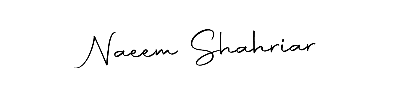 Design your own signature with our free online signature maker. With this signature software, you can create a handwritten (Autography-DOLnW) signature for name Naeem Shahriar. Naeem Shahriar signature style 10 images and pictures png