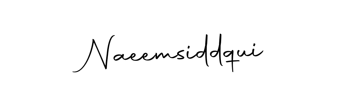 Create a beautiful signature design for name Naeemsiddqui. With this signature (Autography-DOLnW) fonts, you can make a handwritten signature for free. Naeemsiddqui signature style 10 images and pictures png