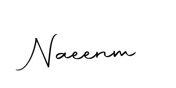 Create a beautiful signature design for name Naeenm. With this signature (Autography-DOLnW) fonts, you can make a handwritten signature for free. Naeenm signature style 10 images and pictures png