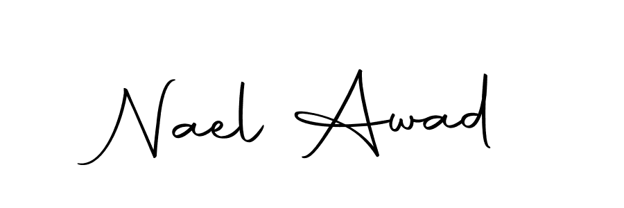 Create a beautiful signature design for name Nael Awad. With this signature (Autography-DOLnW) fonts, you can make a handwritten signature for free. Nael Awad signature style 10 images and pictures png