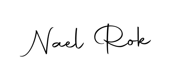 Create a beautiful signature design for name Nael Rok. With this signature (Autography-DOLnW) fonts, you can make a handwritten signature for free. Nael Rok signature style 10 images and pictures png