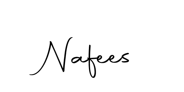 You should practise on your own different ways (Autography-DOLnW) to write your name (Nafees) in signature. don't let someone else do it for you. Nafees signature style 10 images and pictures png