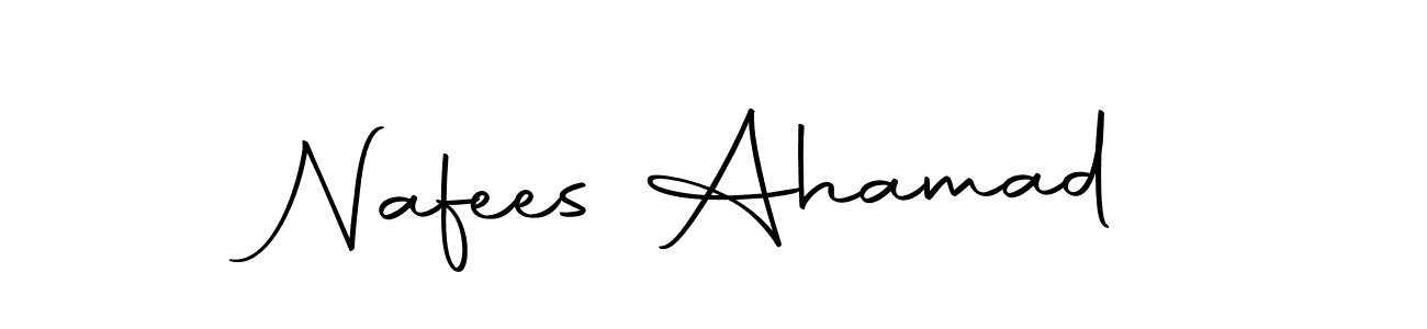 Nafees Ahamad stylish signature style. Best Handwritten Sign (Autography-DOLnW) for my name. Handwritten Signature Collection Ideas for my name Nafees Ahamad. Nafees Ahamad signature style 10 images and pictures png