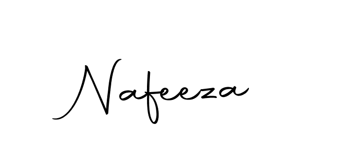 Create a beautiful signature design for name Nafeeza. With this signature (Autography-DOLnW) fonts, you can make a handwritten signature for free. Nafeeza signature style 10 images and pictures png