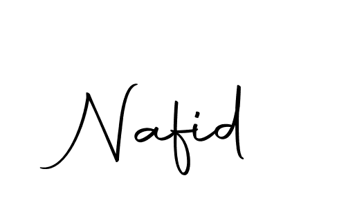 Design your own signature with our free online signature maker. With this signature software, you can create a handwritten (Autography-DOLnW) signature for name Nafid. Nafid signature style 10 images and pictures png