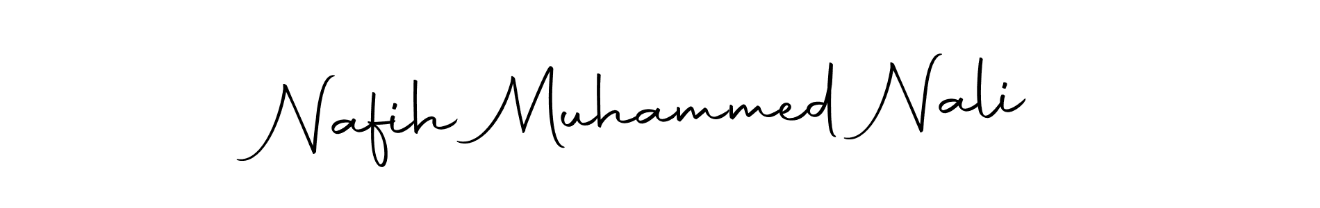 Create a beautiful signature design for name Nafih Muhammed Nali. With this signature (Autography-DOLnW) fonts, you can make a handwritten signature for free. Nafih Muhammed Nali signature style 10 images and pictures png