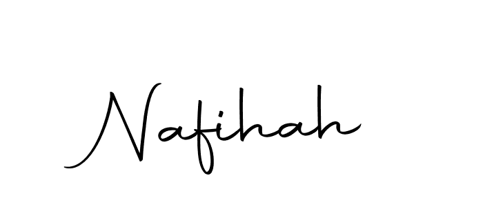 Nafihah stylish signature style. Best Handwritten Sign (Autography-DOLnW) for my name. Handwritten Signature Collection Ideas for my name Nafihah. Nafihah signature style 10 images and pictures png