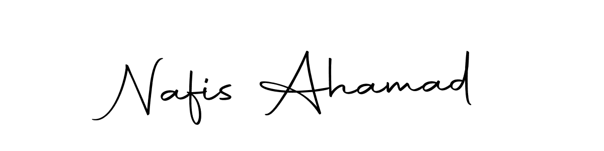 Nafis Ahamad stylish signature style. Best Handwritten Sign (Autography-DOLnW) for my name. Handwritten Signature Collection Ideas for my name Nafis Ahamad. Nafis Ahamad signature style 10 images and pictures png