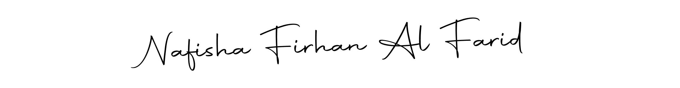 Also we have Nafisha Firhan Al Farid name is the best signature style. Create professional handwritten signature collection using Autography-DOLnW autograph style. Nafisha Firhan Al Farid signature style 10 images and pictures png