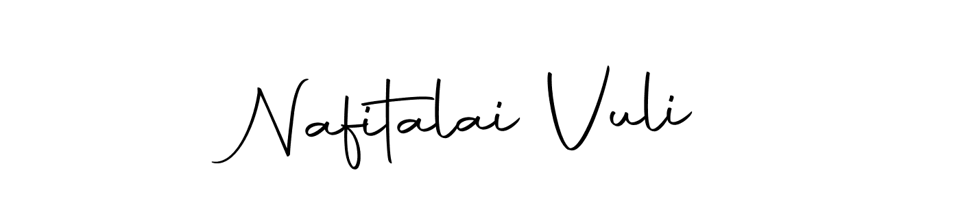 Also we have Nafitalai Vuli name is the best signature style. Create professional handwritten signature collection using Autography-DOLnW autograph style. Nafitalai Vuli signature style 10 images and pictures png